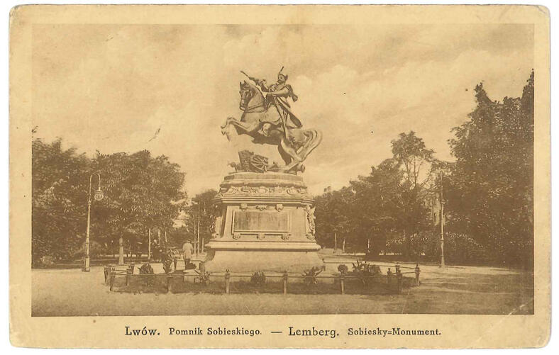 P 024 Lwów pomnik Sobieskiego