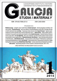 Galicia. Studies and materials No. 1/2015 Galicia. Studies and materials No. 1/2015