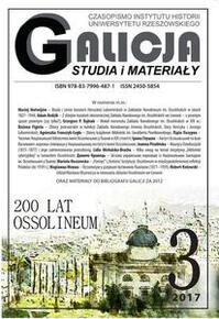 Galicia. Studies and materials No. 3/2017