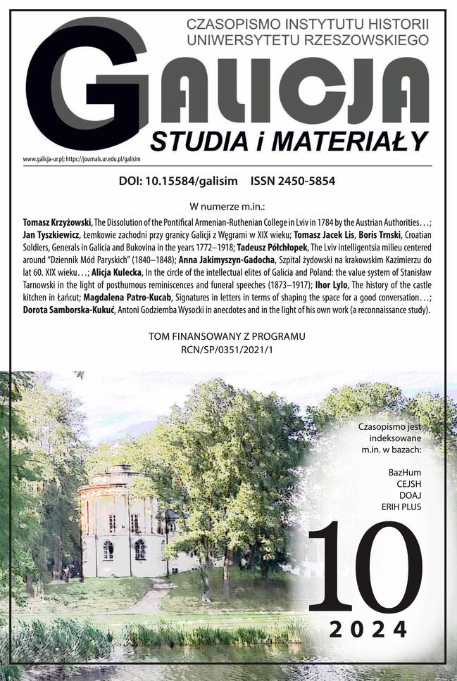 Galicja. Studia i materiały nr 10/2024